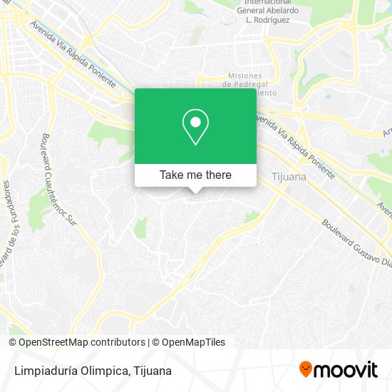 Limpiaduría Olimpica map