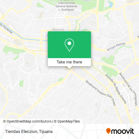 Mapa de Tiendas Eleczion