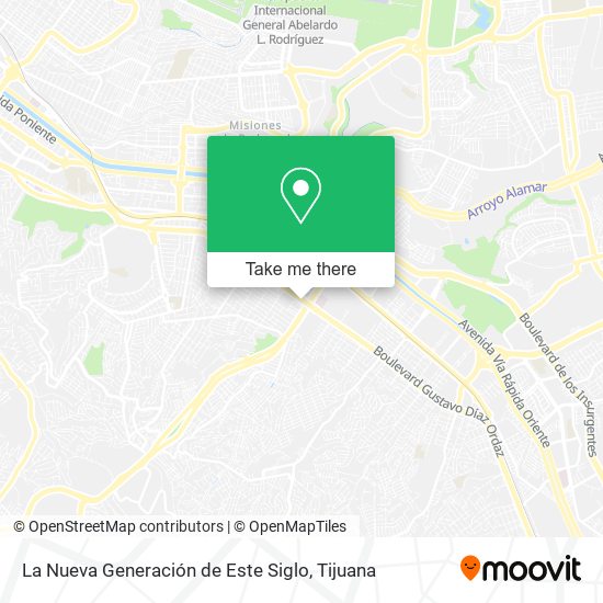 La Nueva Generación de Este Siglo map