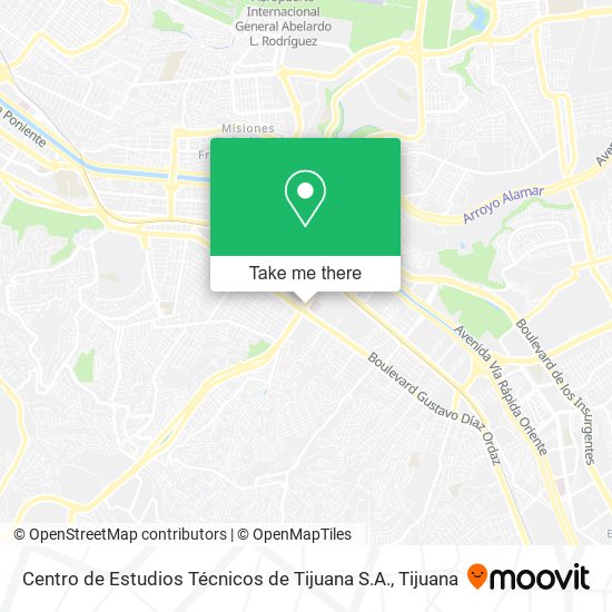 Centro de Estudios Técnicos de Tijuana S.A. map