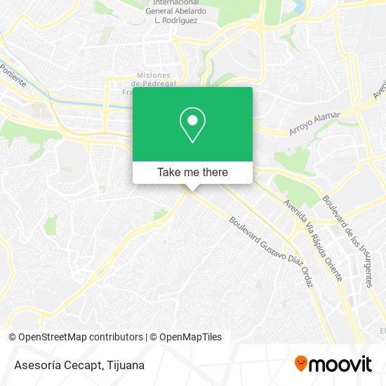 Asesoría Cecapt map