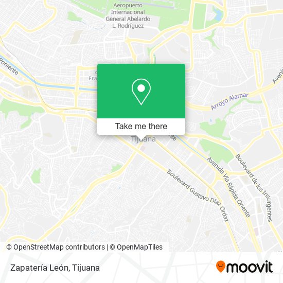 Zapatería León map