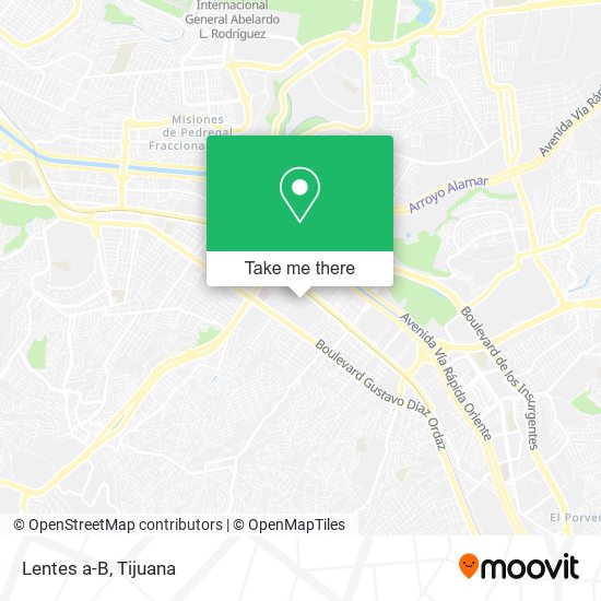 Mapa de Lentes a-B