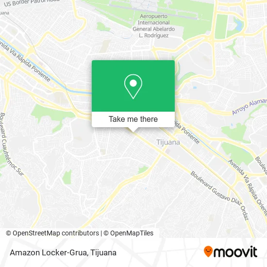 Mapa de Amazon Locker-Grua