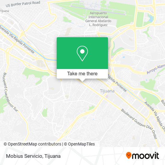 Mobius Servicio map