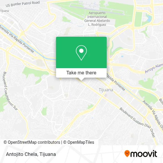 Antojito Chela map