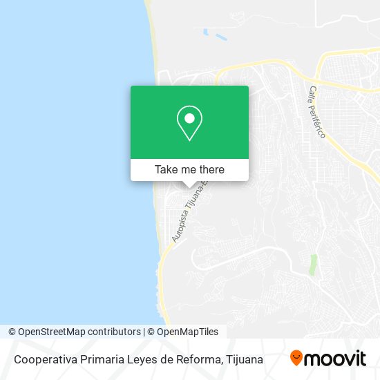 Cooperativa Primaria Leyes de Reforma map