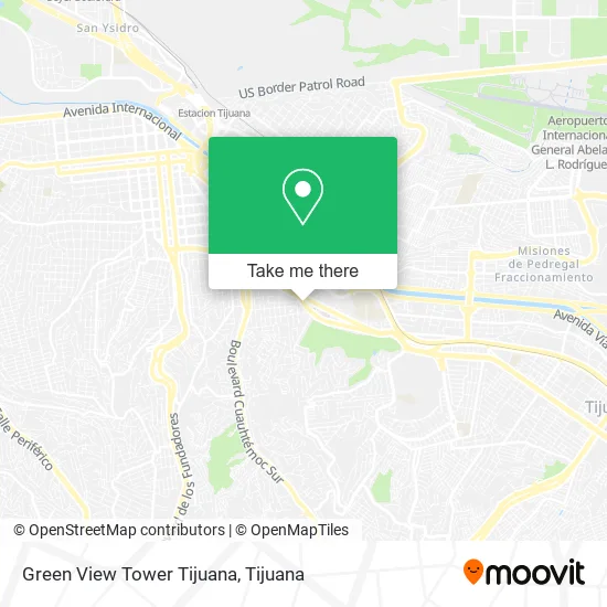 Green View Tower Tijuana map