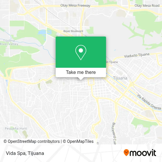 Vida Spa map