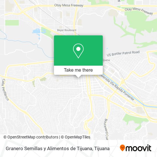 Granero Semillas y Alimentos de Tijuana map