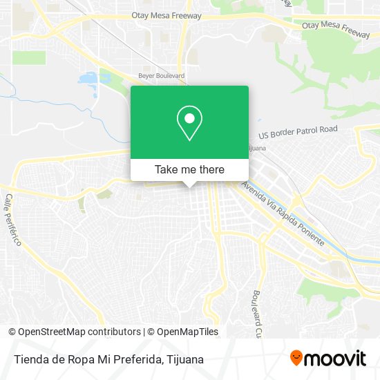 Mapa de Tienda de Ropa Mi Preferida