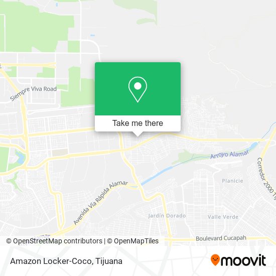 Amazon Locker-Coco map