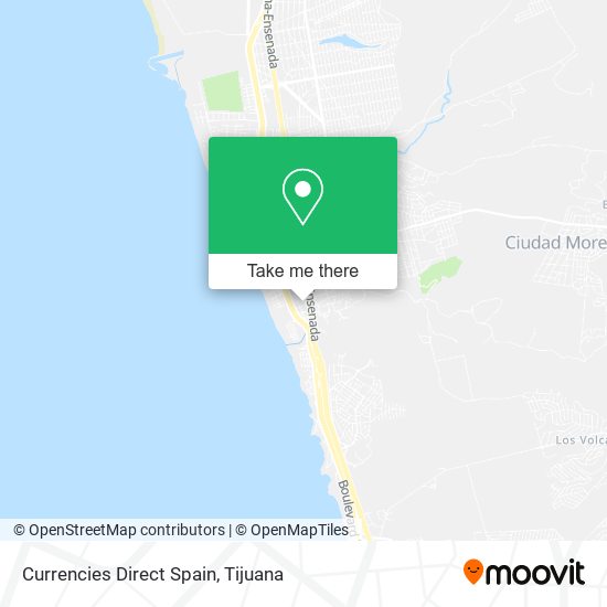 Currencies Direct Spain map