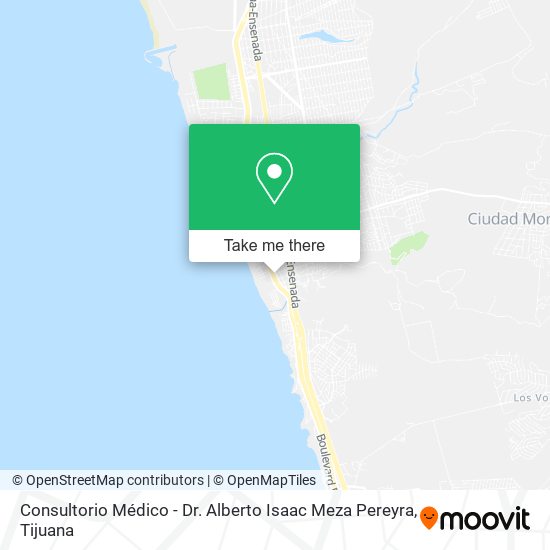 Consultorio Médico - Dr. Alberto Isaac Meza Pereyra map