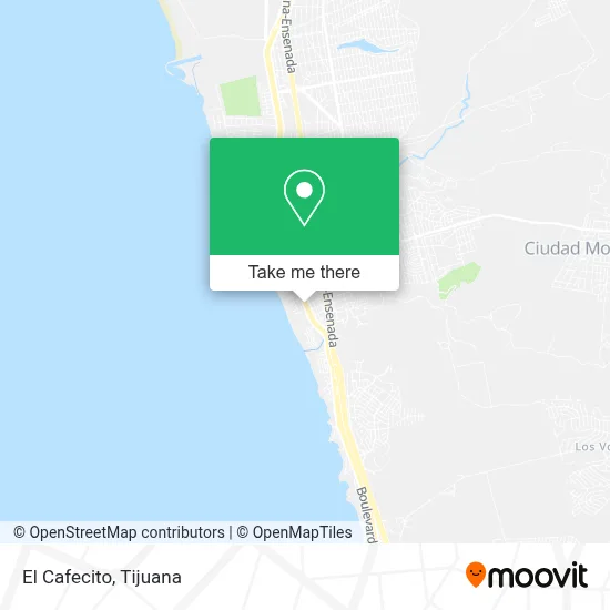 El Cafecito map