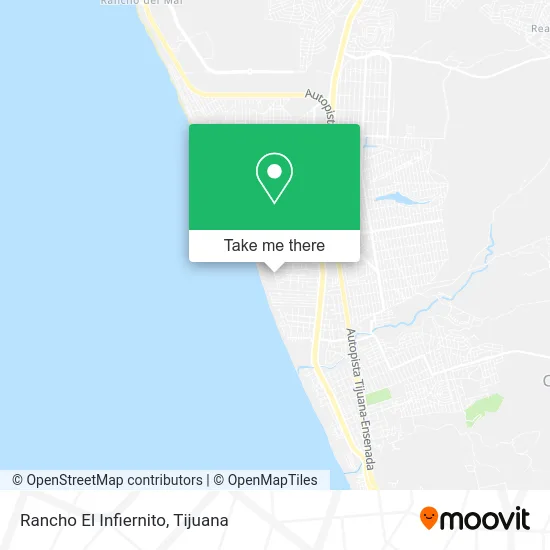 Rancho El Infiernito map