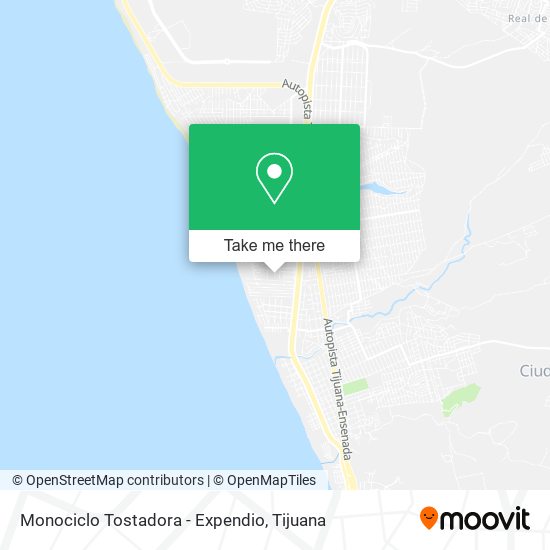 Mapa de Monociclo Tostadora - Expendio