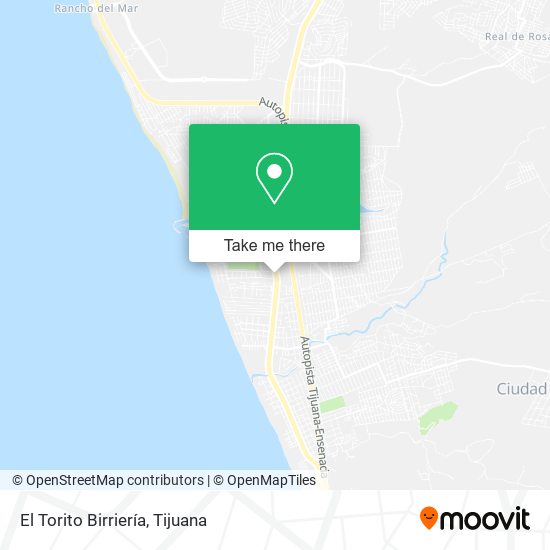 Mapa de El Torito Birriería