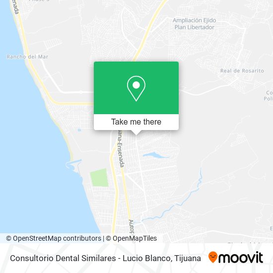 Consultorio Dental Similares - Lucio Blanco map