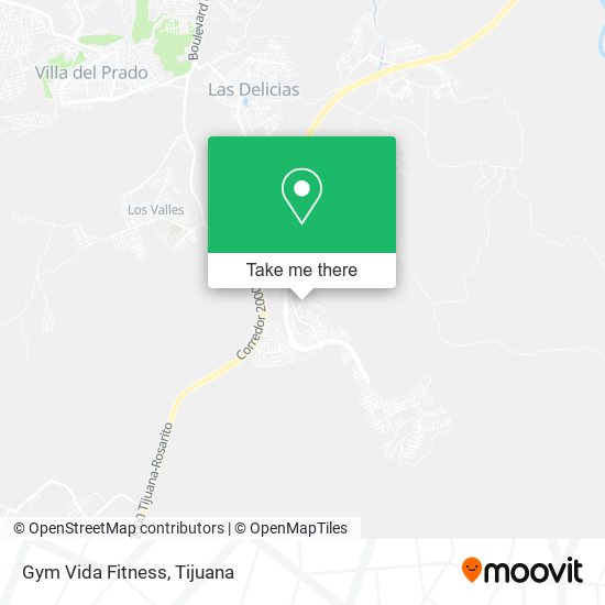 Mapa de Gym Vida Fitness