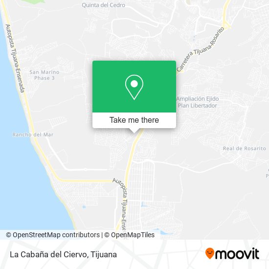 La Cabaña del Ciervo map