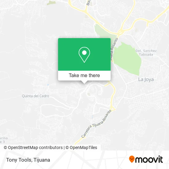Tony Tools map