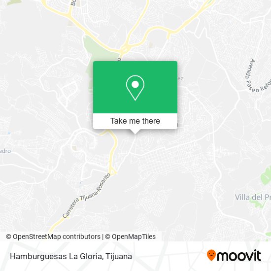 Hamburguesas La Gloria map
