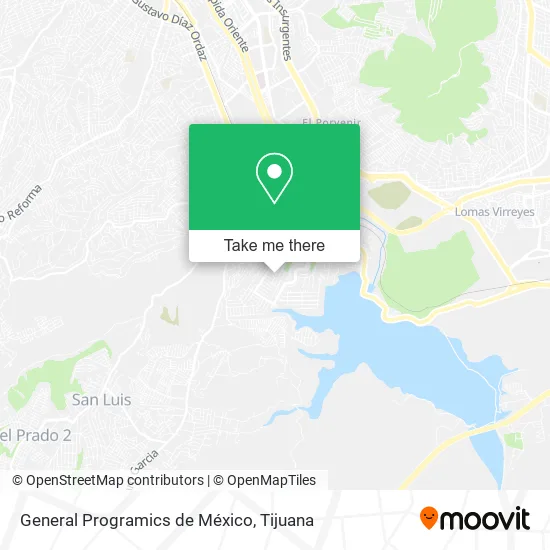General Programics de México map