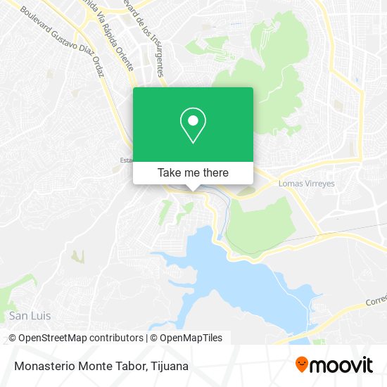 Monasterio Monte Tabor map