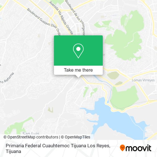 Primaria Federal Cuauhtemoc Tijuana Los Reyes map