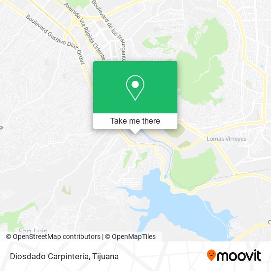 Mapa de Diosdado Carpintería