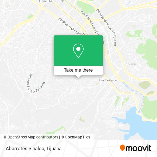 Mapa de Abarrotes Sinaloa
