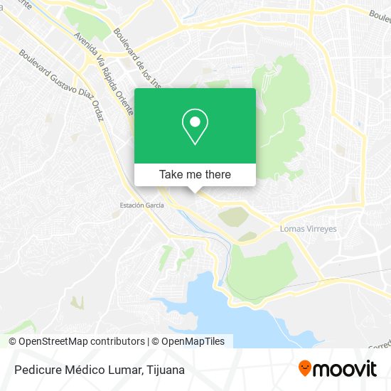 Pedicure Médico Lumar map