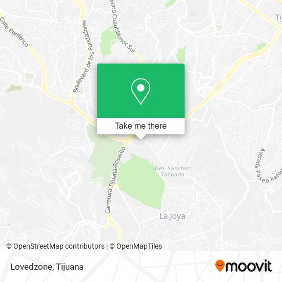 Lovedzone map