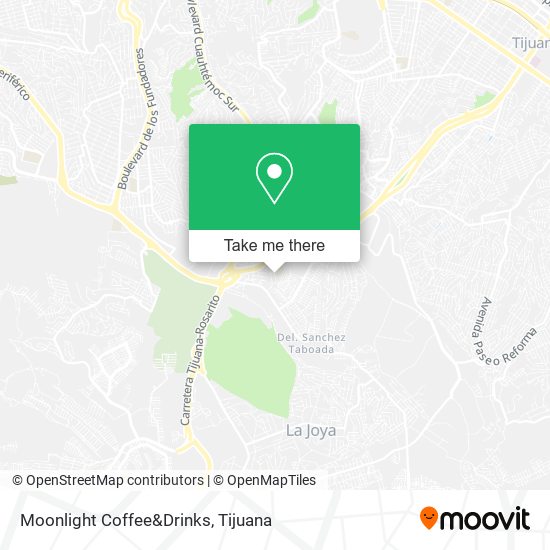 Mapa de Moonlight Coffee&Drinks