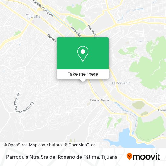 Parroquia Ntra Sra del Rosario de Fátima map