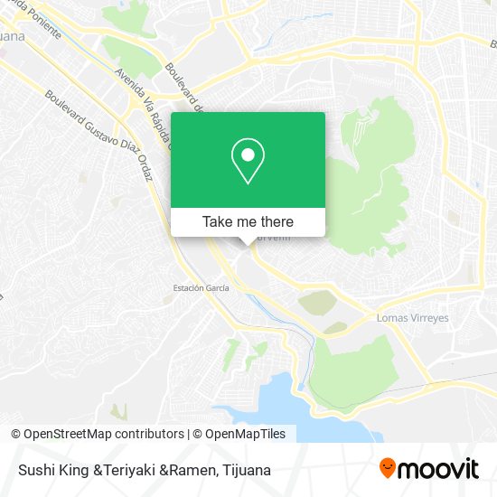 Sushi King &Teriyaki &Ramen map