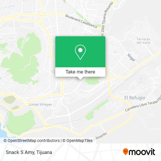 Mapa de Snack S Amy