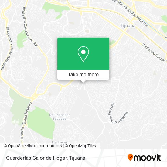 Mapa de Guarderías Calor de Hogar