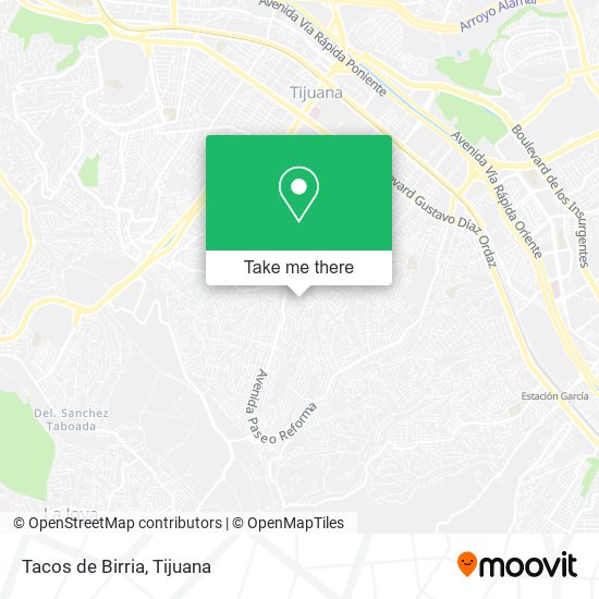 Mapa de Tacos de Birria