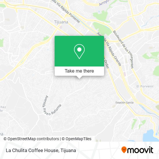 La Chulita Coffee House map