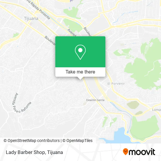 Lady Barber Shop map