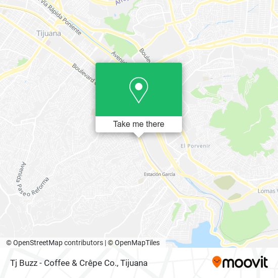 Mapa de Tj Buzz - Coffee & Crêpe Co.