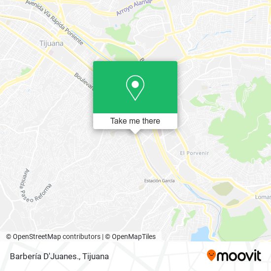 Barbería D'Juanes. map