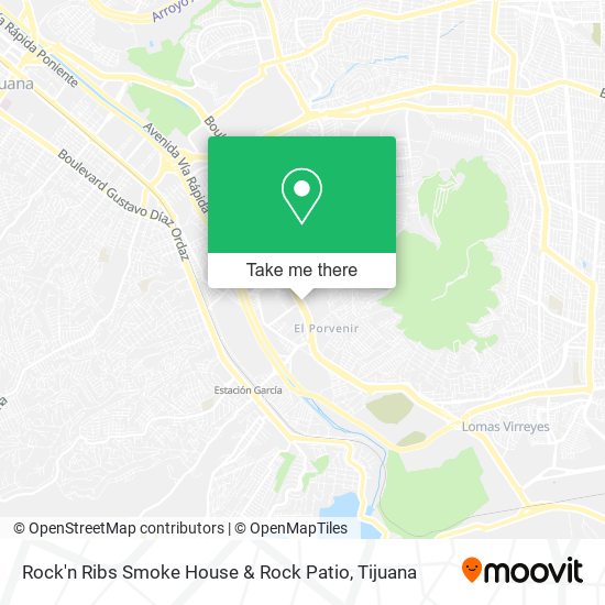 Mapa de Rock'n Ribs Smoke House & Rock Patio