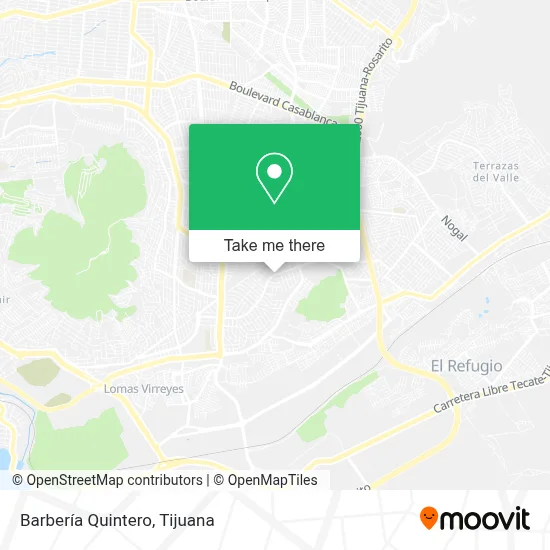 Barbería Quintero map