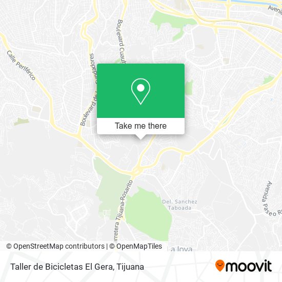 Taller de Bicicletas El Gera map
