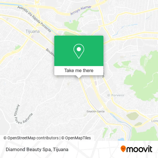 Diamond Beauty Spa map
