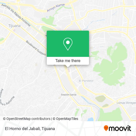 Mapa de El Horno del Jabalí