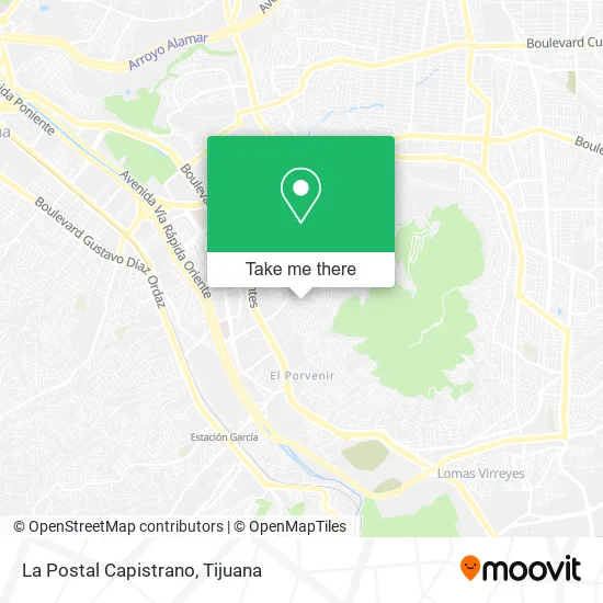 La Postal Capistrano map